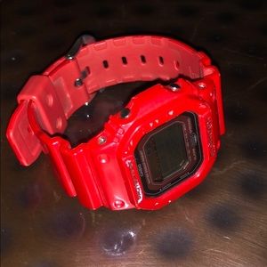 Red G-Shock Watch
